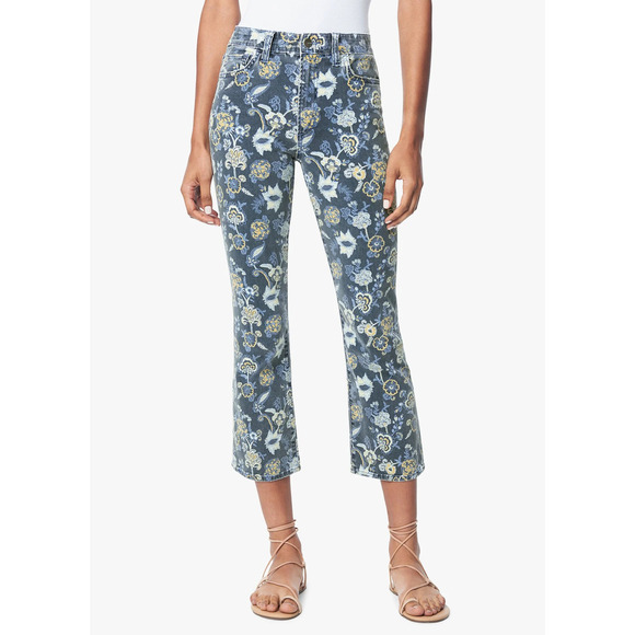 Joe's Jeans The Callie Jeans High Rise Cropped Boot Cut Leg Verona Print NWT 29 - Picture 1 of 10